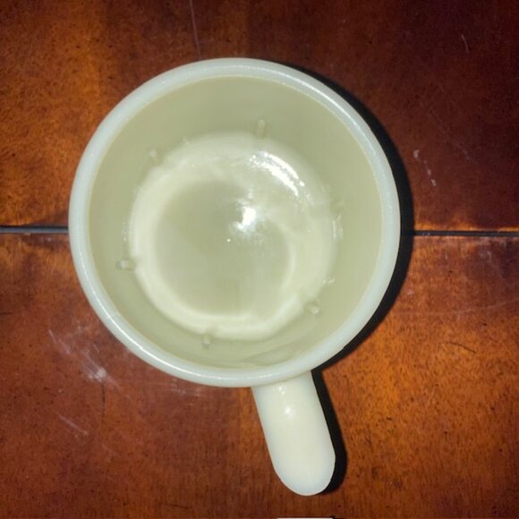 Vintage Shulton Custard Glass Old Spice "Ship Friendship" Shaving Mug - Picture 5 of 6